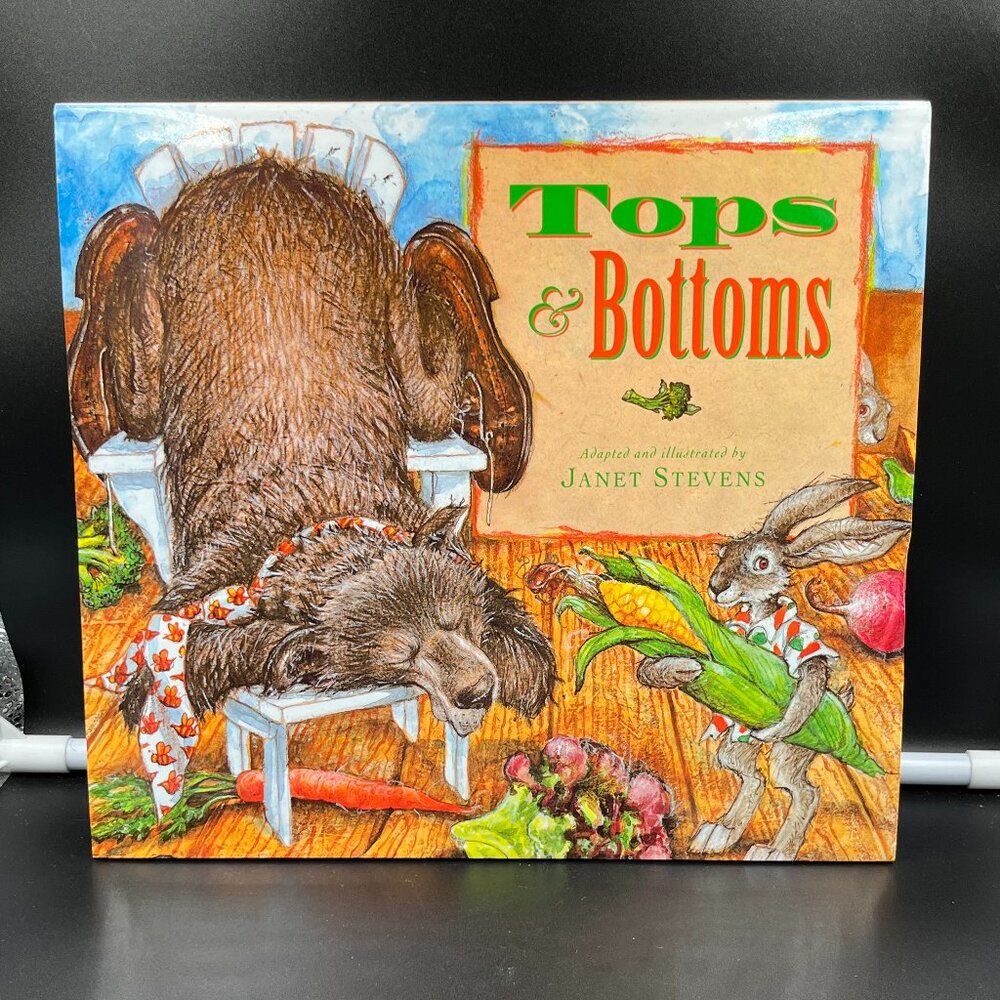 Tops & Bottoms (Caldecott Honor) Hardcover Book by Janet Stevens